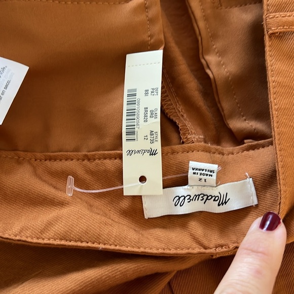 NWT • Madewell • Drapey Pleated Wide Leg Pants - Picture 10 of 10